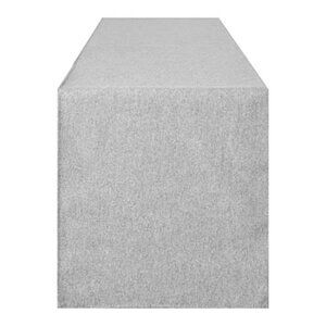 Grey Table Runner 13x108 Cotton Linen Farmhouse Dining Table Decor